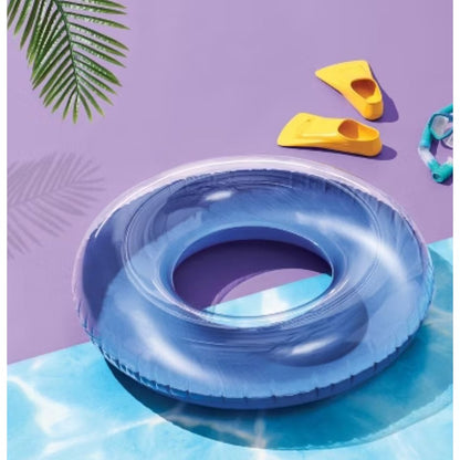 Sun Squad Inflatable Swim Tube & Split Ring Glitter Swim Tube Set For Ages 3-9+