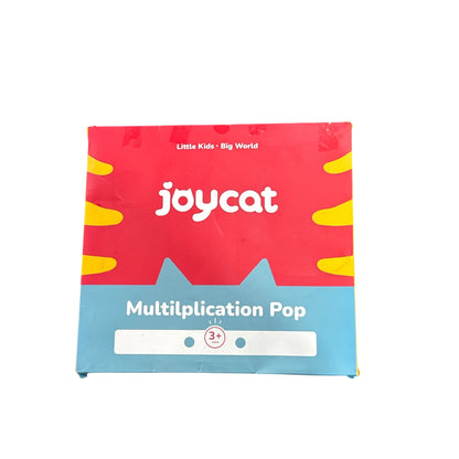 Joycat Multiplication Pop Math Toy Set For Kids 3+ With Chart & Pop Mat
