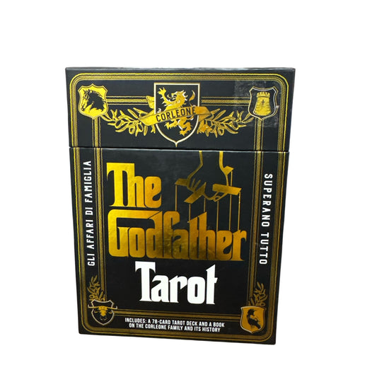 The Godfather Tarot Deck & Book Set Featuring Corleone Family Artwork & Classic Rider-Waite Style Updates