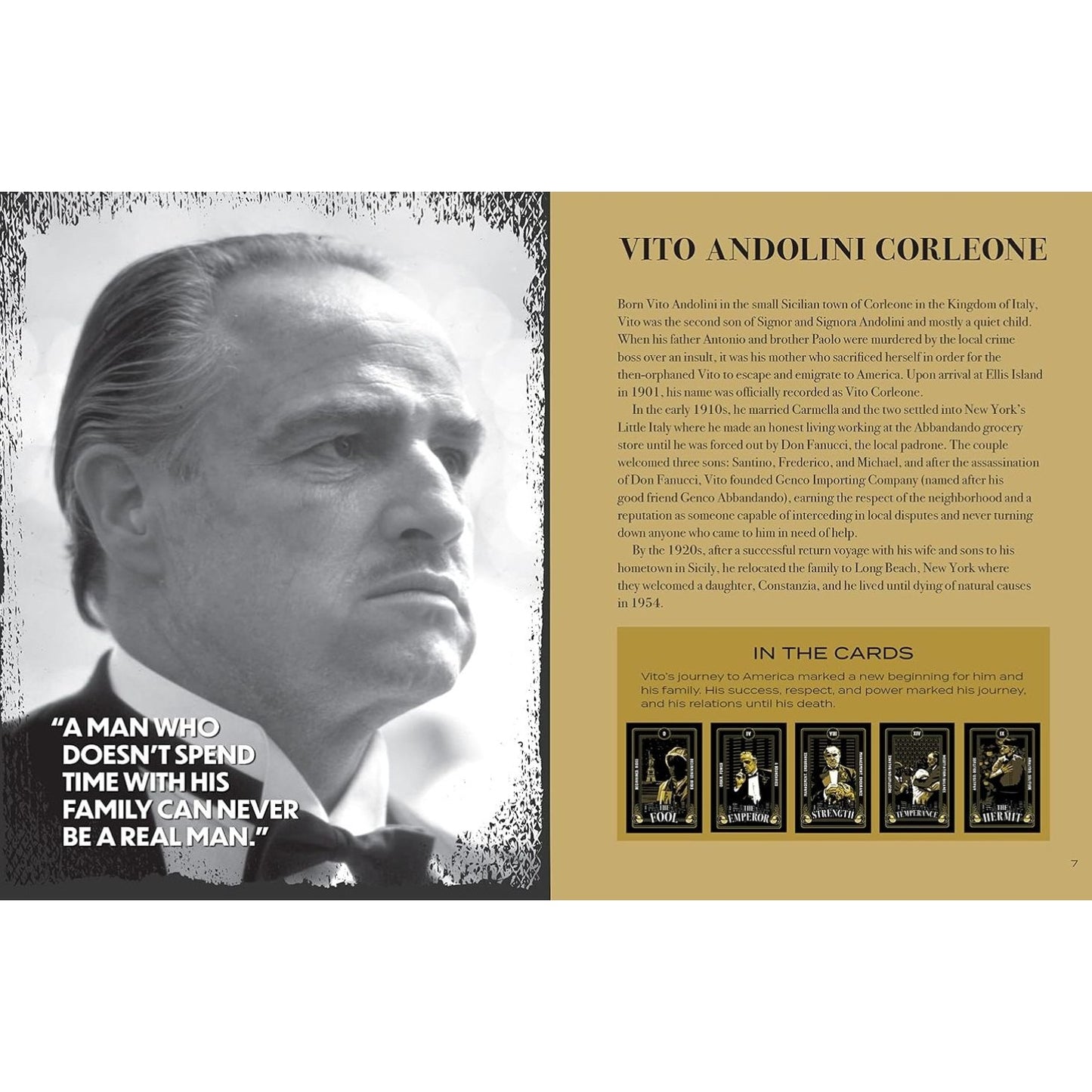 The Godfather Tarot Deck & Book Set Featuring Corleone Family Artwork & Classic Rider-Waite Style Updates