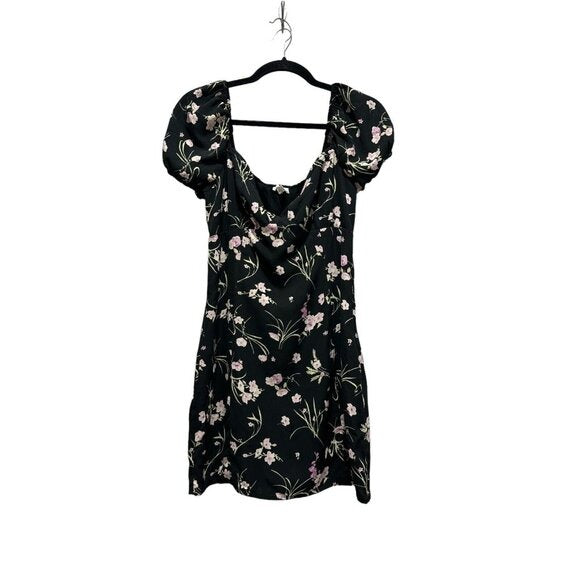 BP. Women's Black Floral Dress MEDIUM