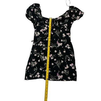BP. Women's Black Floral Dress MEDIUM