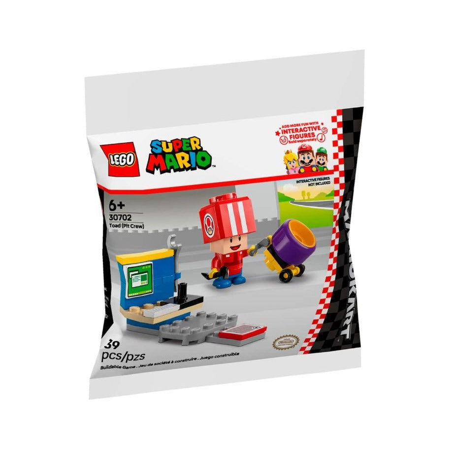 LEGO Creator 30689 Birthday Giraffe & 30702 Super Mario Toad Polybag Set 3 Packs 6+ Years New