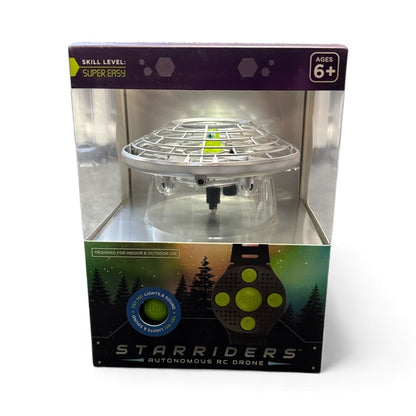 Starriders Autonomous RC Drone With Lights Sounds & Obstacle Avoidance For Indoor & Outdoor Fun Ages 6+