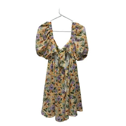 LUSH Women's Floral Women's Cute Spring Dress MEDIUM