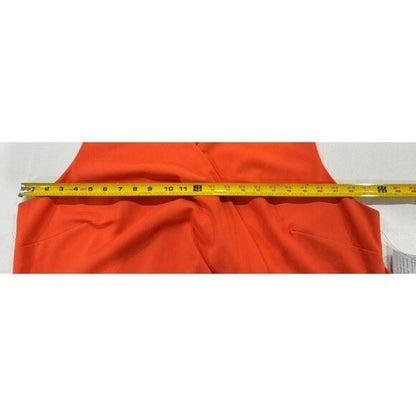 Maggy London Womens Sleeveless Orange Wrap Dress Size 22W