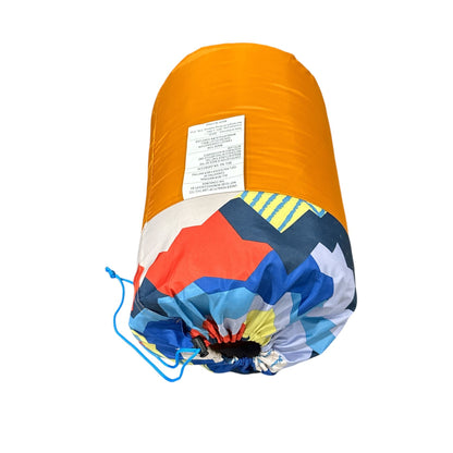Embark Kids Sleeping Bag 60" Rectangular Travel Friendly Full Zip Multicolor