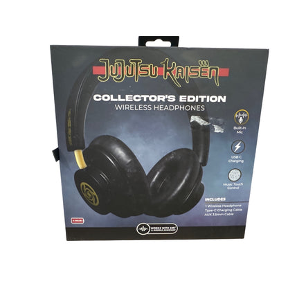 Jujutsu Kaisen Collectors Edition Wireless Headphones With Built-In Mic & USB-C Charging