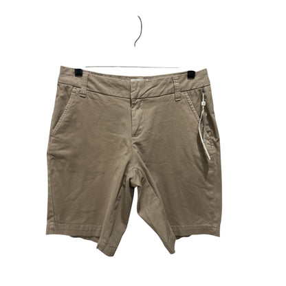Caslon Women's Khaki Chino Shorts Size 4 Cotton Blend Made In Bangladesh