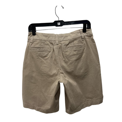 Caslon Women's Khaki Chino Shorts Size 4 Cotton Blend Made In Bangladesh