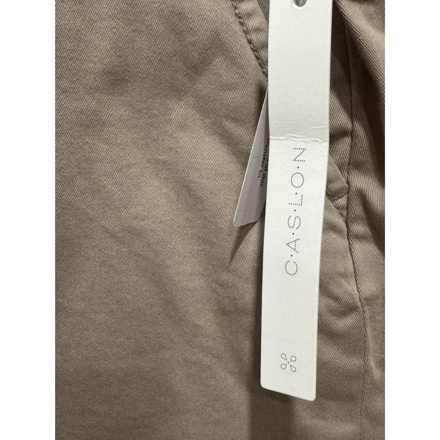 Caslon Women's Khaki Chino Shorts Size 4 Cotton Blend Made In Bangladesh