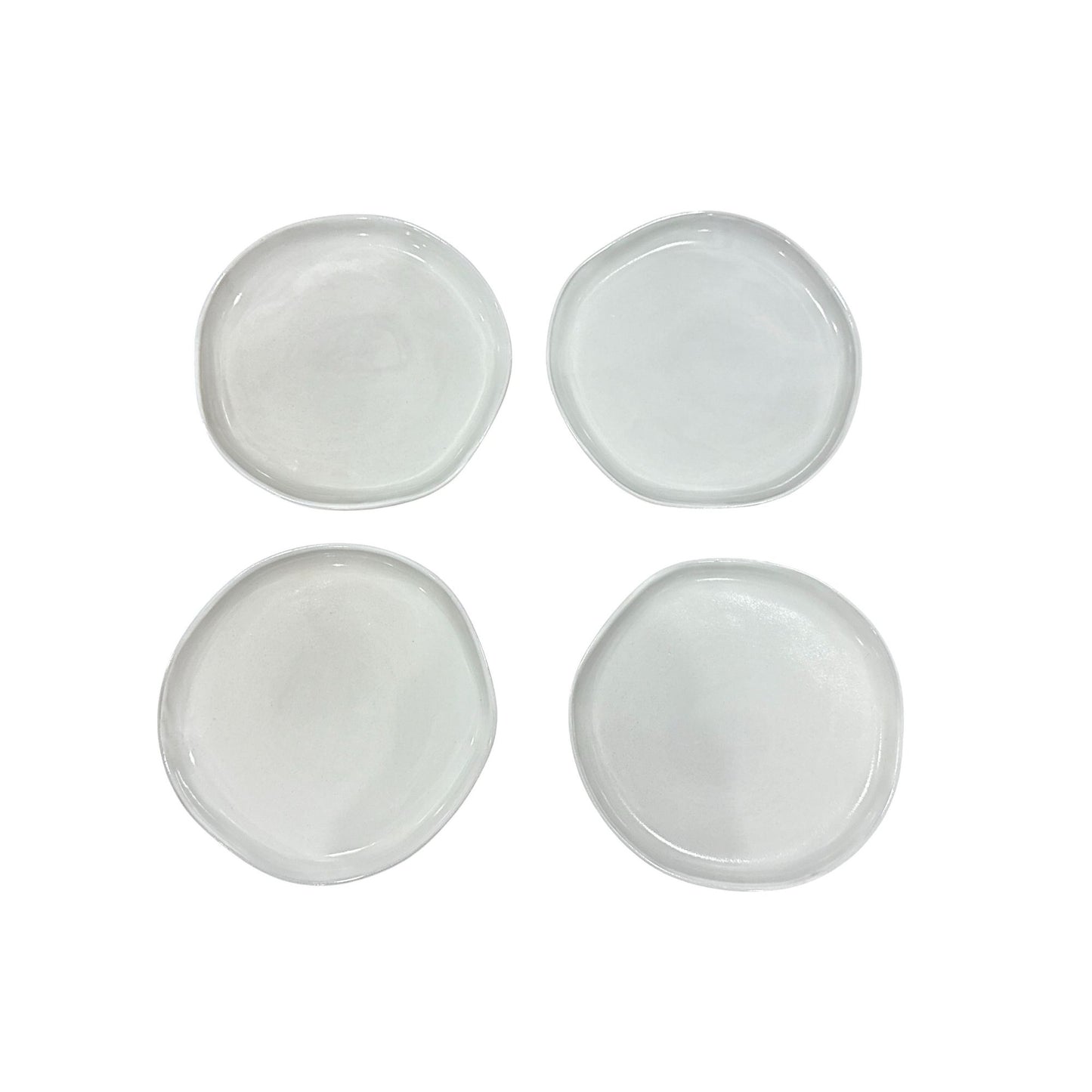Hearth & Hand With Magnolia Stoneware Salad Plates, Microwave & Dishwasher Safe, Set Of 4