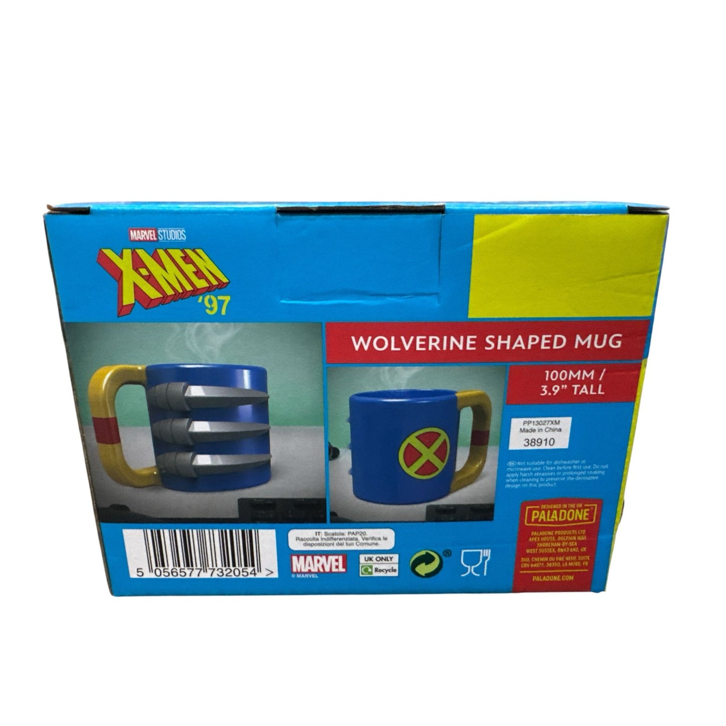 Marvel X-Men 97 Wolverine Shaped Mug 3.9" Tall By Paladone