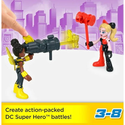 DC Super Friends Imaginext Rivals Pack Figures Wonder Woman, Harley Quinn, Bumblebee, & Poison Ivy