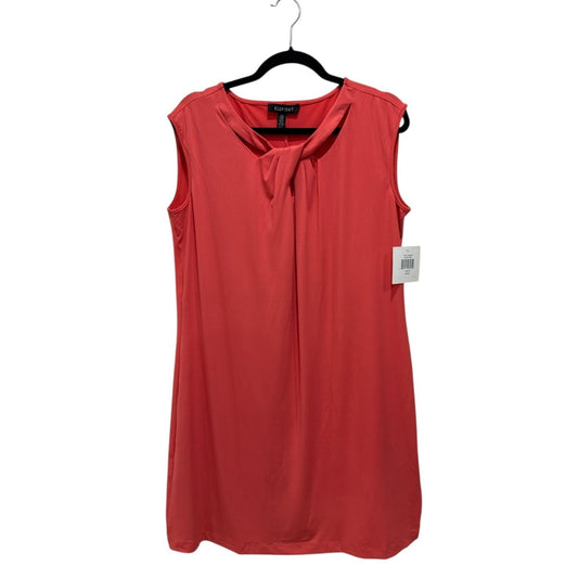 ELLEN TRACY Women Coral Mini Dress MEDIUM