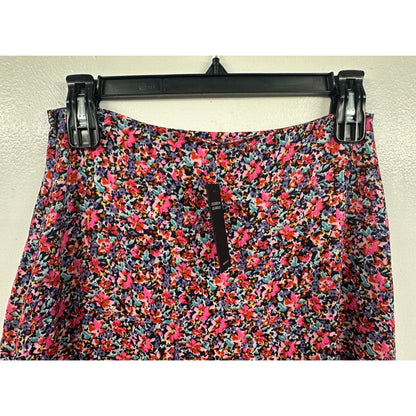 AFRM X Nordstrom Floral Tiered Midi Skirt Multicolor Womenswear SMALL
