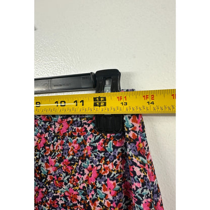 AFRM X Nordstrom Floral Tiered Midi Skirt Multicolor Womenswear SMALL