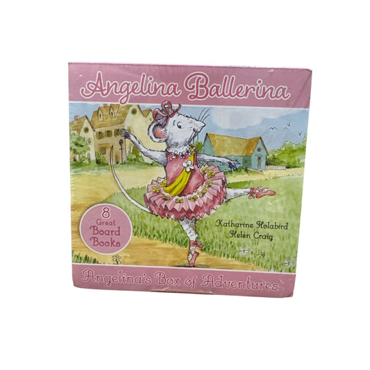 Angelina Ballerina Box Of Adventures 8 Board Books Ages 2-8 Simon Spotlight