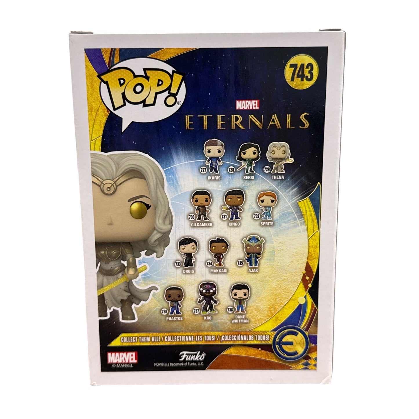 Funko Pop! Marvel Eternals Thena Walmart Exclusive #743 Vinyl Bobble-Head Collectible Figure