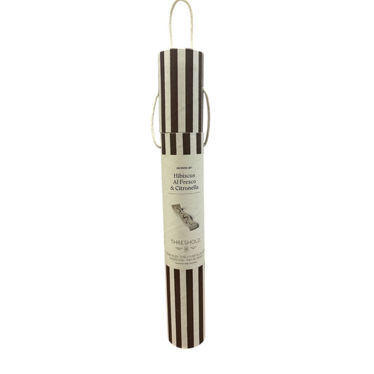Hibiscus Al Fresco & Citronella Incense Set With Ceramic Holder By Threshold