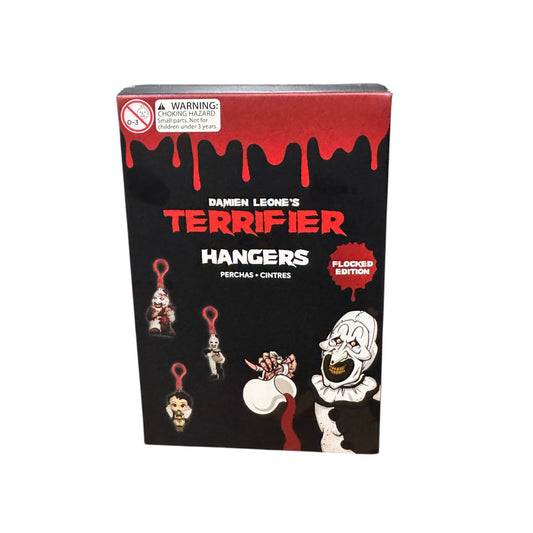 Damien Leones Terrifier Hangers Flocked Edition Collectible Keychains Blind Box