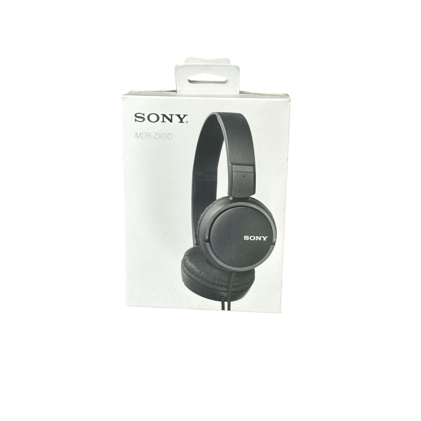 Sony MDR-ZX110 Wired Stereo Headphones With 3.5mm Jack Black Foldable Design New In Box