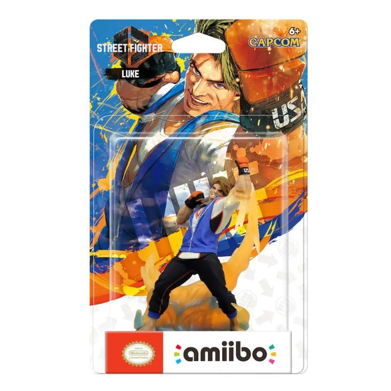 Street Fighter Luke Amiibo Figure Capcom Nintendo Collectible New In Box