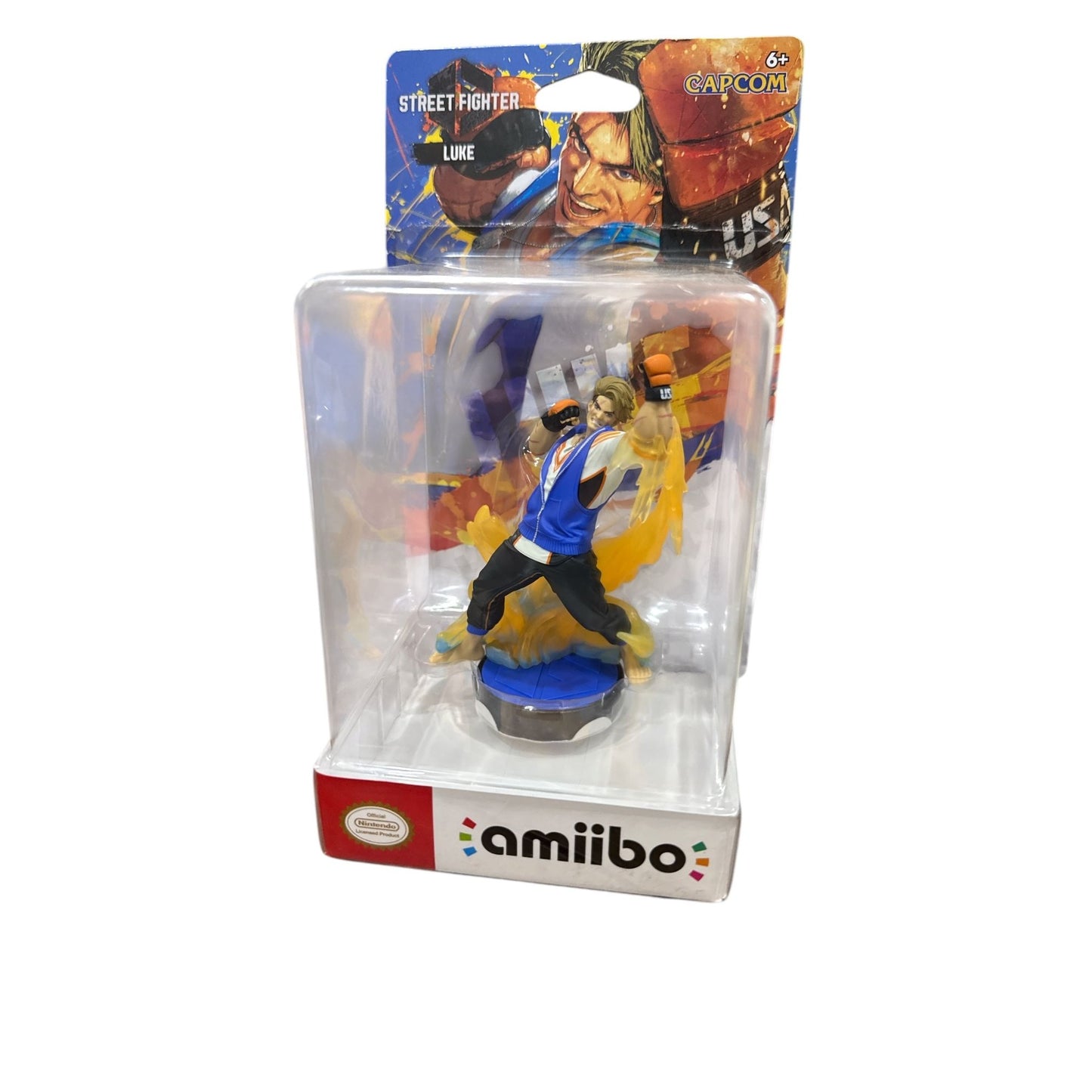 Street Fighter Luke Amiibo Figure Capcom Nintendo Collectible New In Box