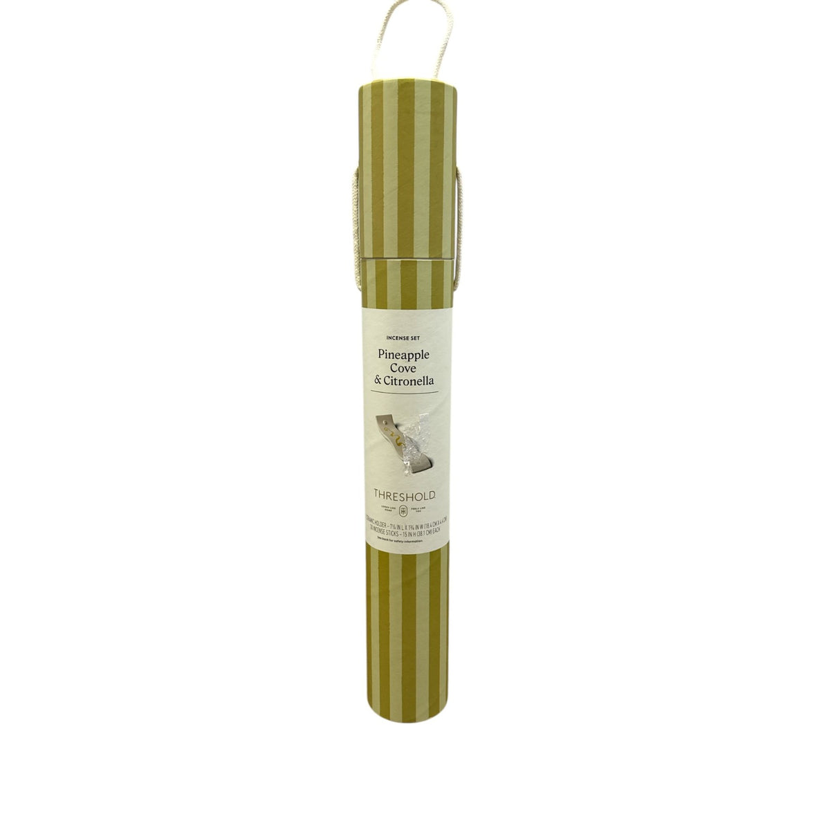 Pineapple Cove & Citronella Incense Set With Ceramic Holder - Threshold