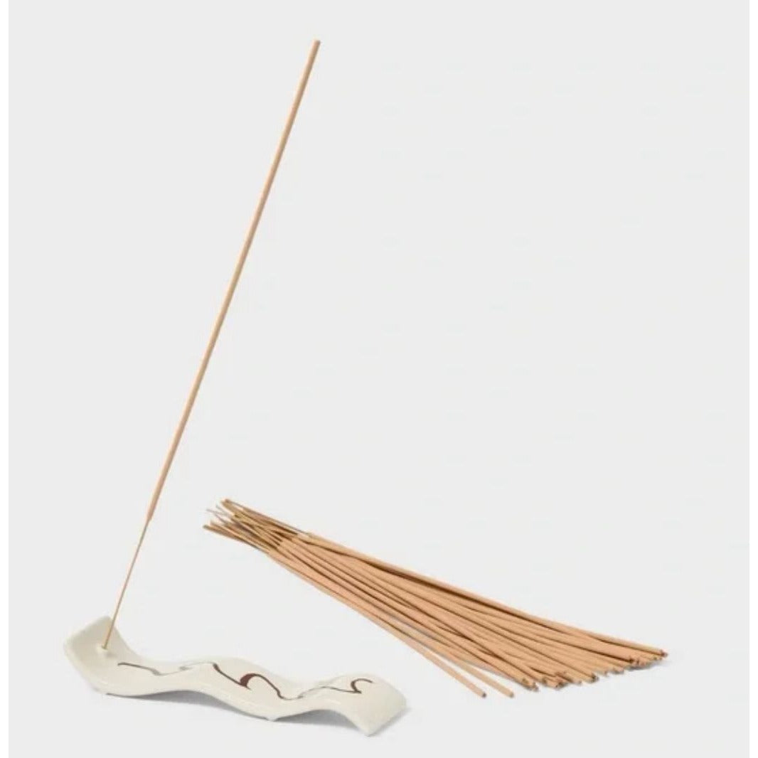 Pineapple Cove & Citronella Incense Set With Ceramic Holder - Threshold