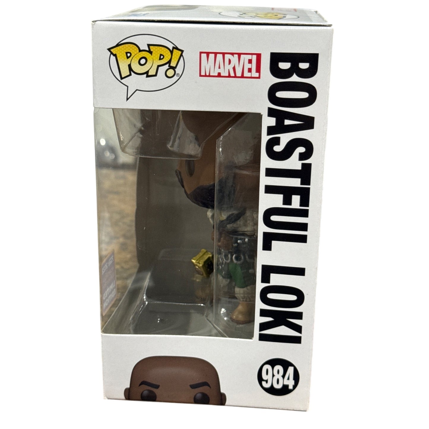 Marvel Funko Pop! Boastful Loki 984 Wondrous Convention 2022 Limited Edition Bobble-Head Figurine