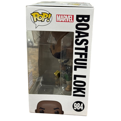 Marvel Funko Pop! Boastful Loki 984 Wondrous Convention 2022 Limited Edition Bobble-Head Figurine