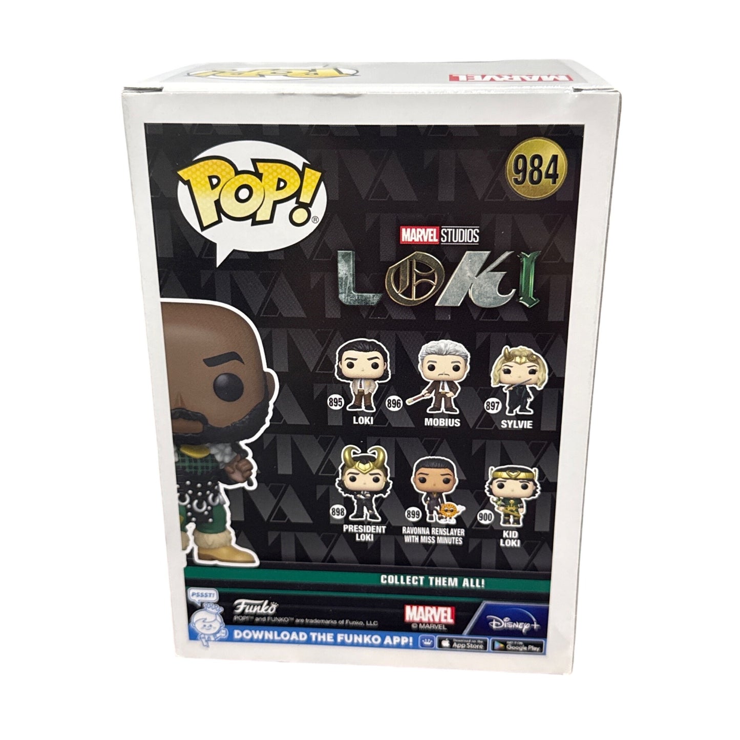 Marvel Funko Pop! Boastful Loki 984 Wondrous Convention 2022 Limited Edition Bobble-Head Figurine