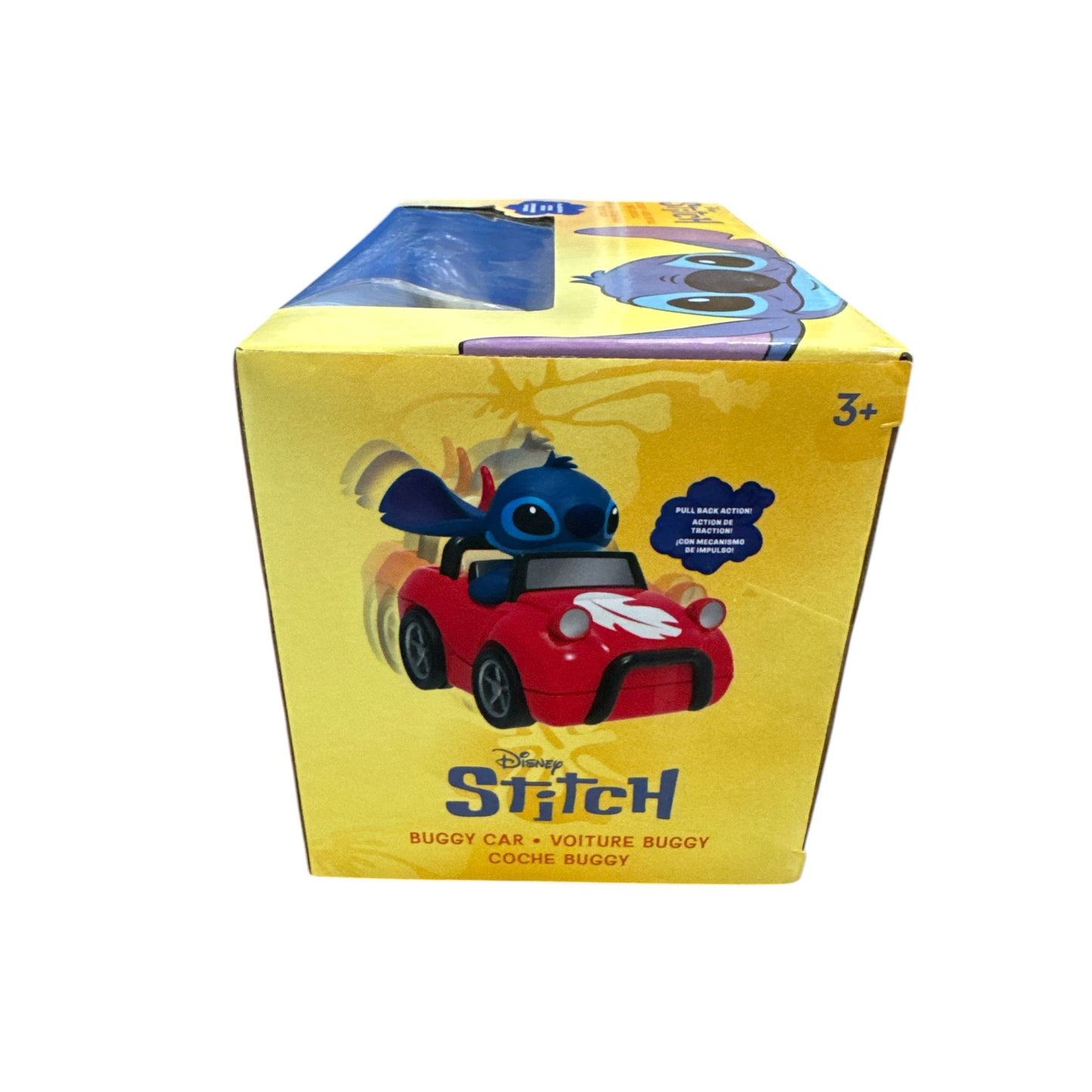 Disney Stitch Pull-Back Vehicle Toy Set Space Rocket & Buggy Car Ages 3+