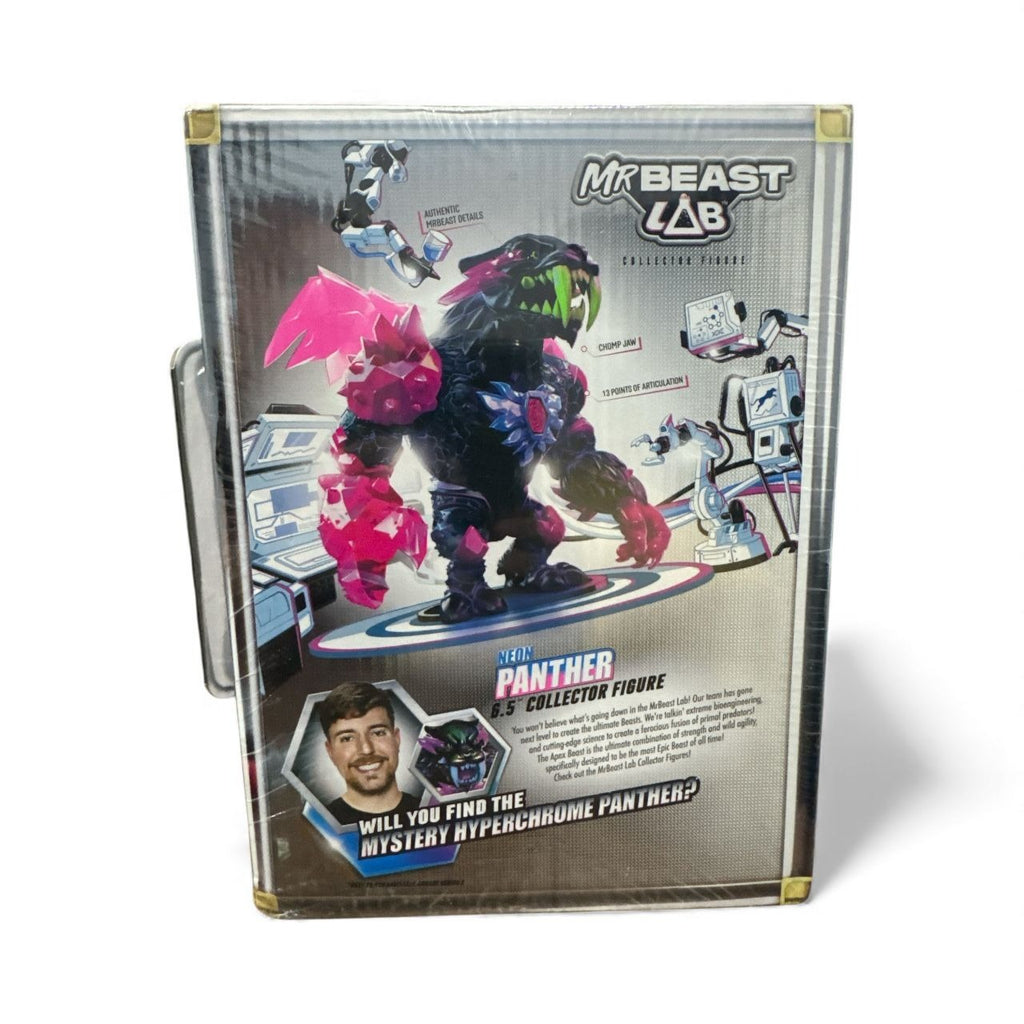MrBeast Lab Apex Beast Neon Panther Collector Figure, Standing at 6.5