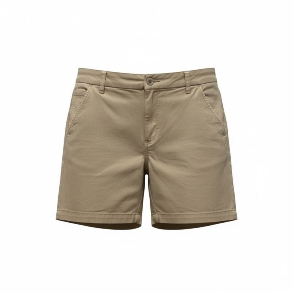 Caslon Women's Khaki Shorts Size 18 Cotton Blend Casual Stretch Summer Wear