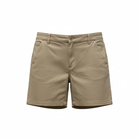 Caslon Women's Khaki Shorts Size 18 Cotton Blend Casual Stretch Summer Wear