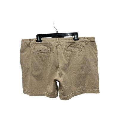 Caslon Women's Khaki Shorts Size 18 Cotton Blend Casual Stretch Summer Wear