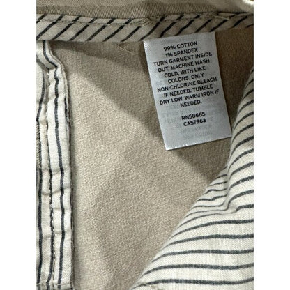 Caslon Women's Khaki Shorts Size 18 Cotton Blend Casual Stretch Summer Wear