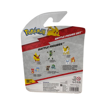 Pokémon Battle Figure Set Jolteon Clefairy Flapple Articulated Action Figures 4+ By Jazwares