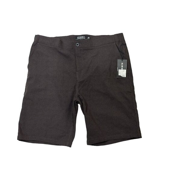 EZEKIEL USA Men's Brown Plaid Shorts 38