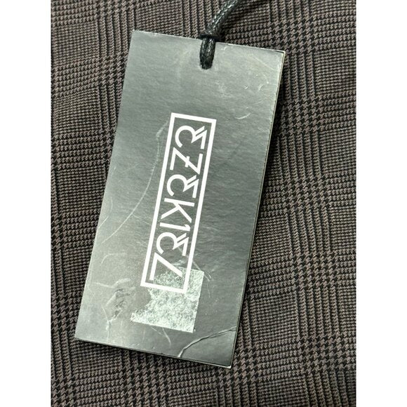 EZEKIEL USA Men's Brown Plaid Shorts 38