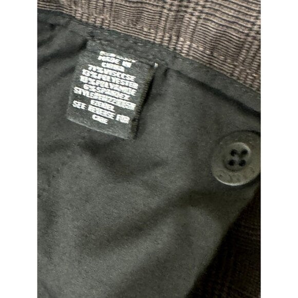 EZEKIEL USA Men's Brown Plaid Shorts 38