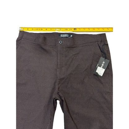 EZEKIEL USA Men's Brown Plaid Shorts 38