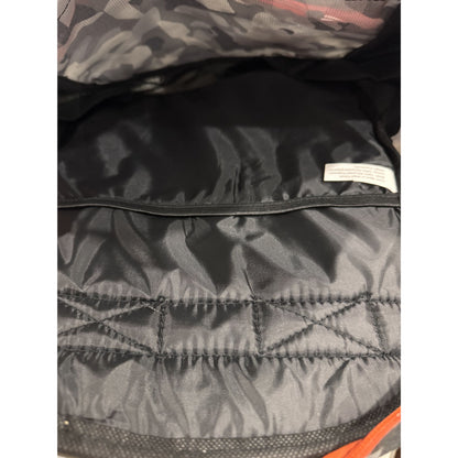 Camouflage Backpack Fits 15" Laptop With Matching Lunch Bag Set - Orange Accents