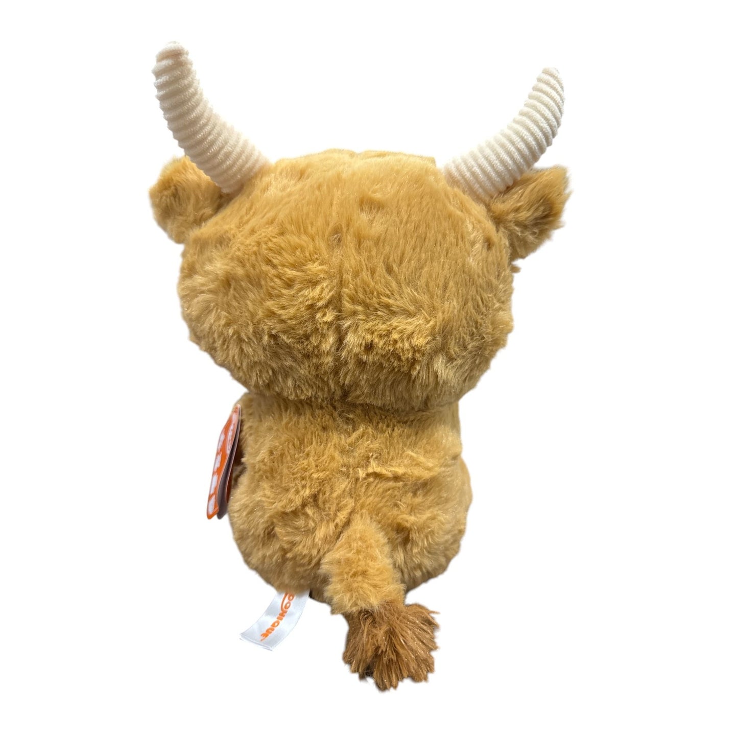 Cute Plush Highland Cow Stuffed Animal Toy By Yoonique - Brown Fluffy Collectible Doll With Horns - Soft & Huggable For All Ages