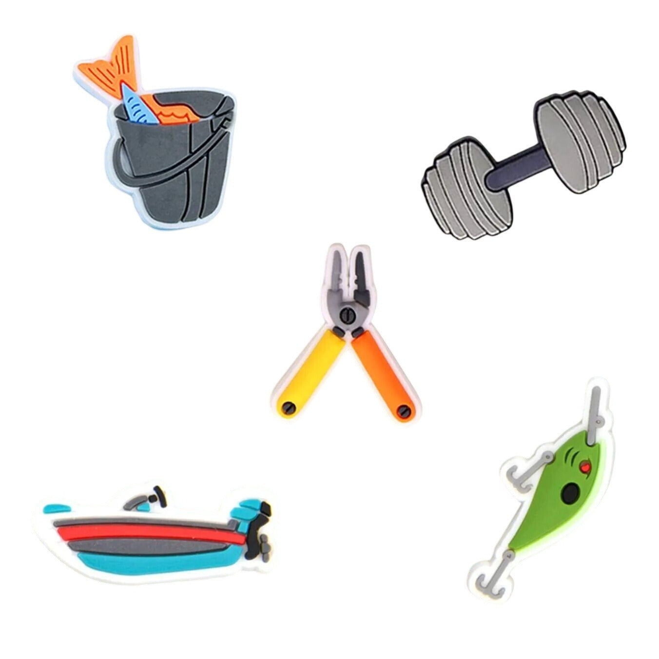 Assorted Dad-Themed Shoe Charms 18 Pieces Fun Accessories For Clogs Or Sandals Durable PVC Material