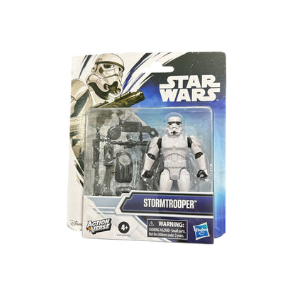 Star Wars Action Verse Stormtrooper Figure By Hasbro 4+ Years Collectible Toy With Accessories
