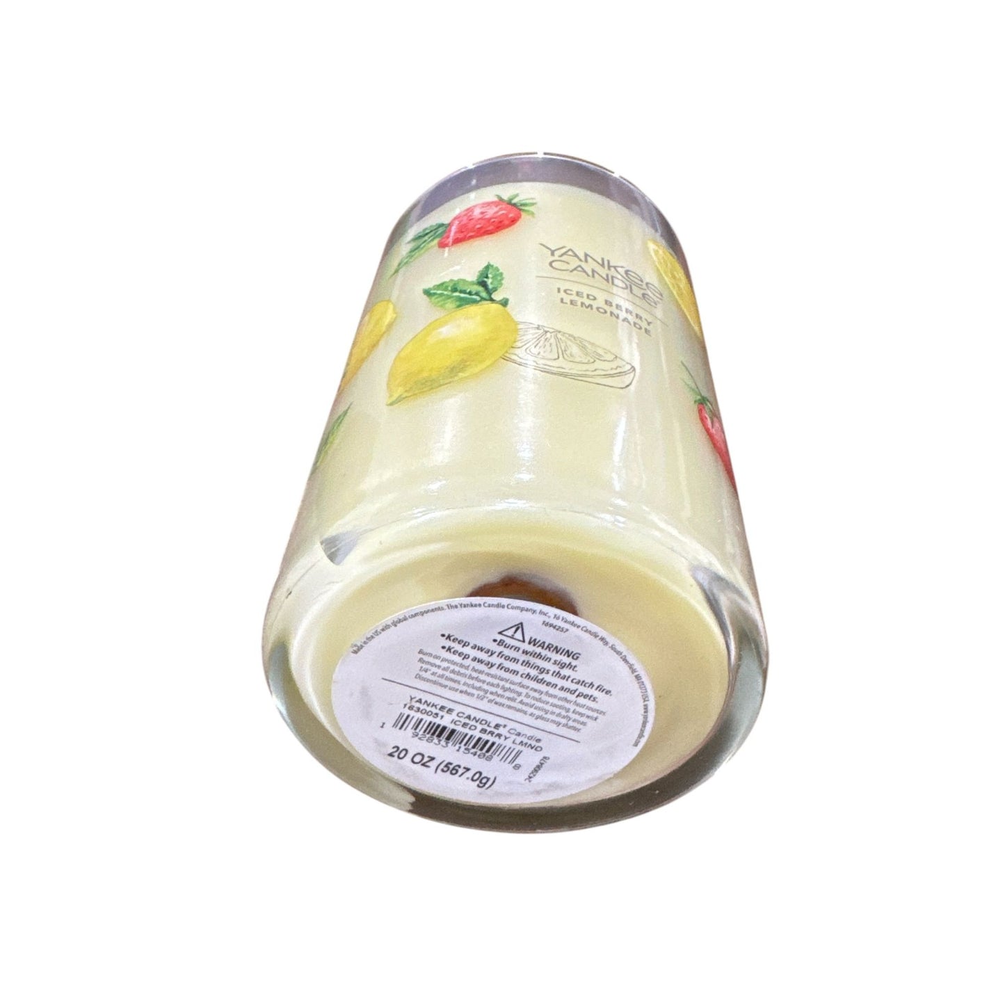 Yankee Candle Iced Berry Lemonade Large 20 oz Jar
