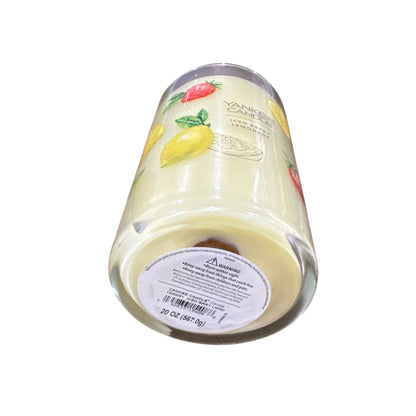 Yankee Candle Iced Berry Lemonade Large 20 oz Jar